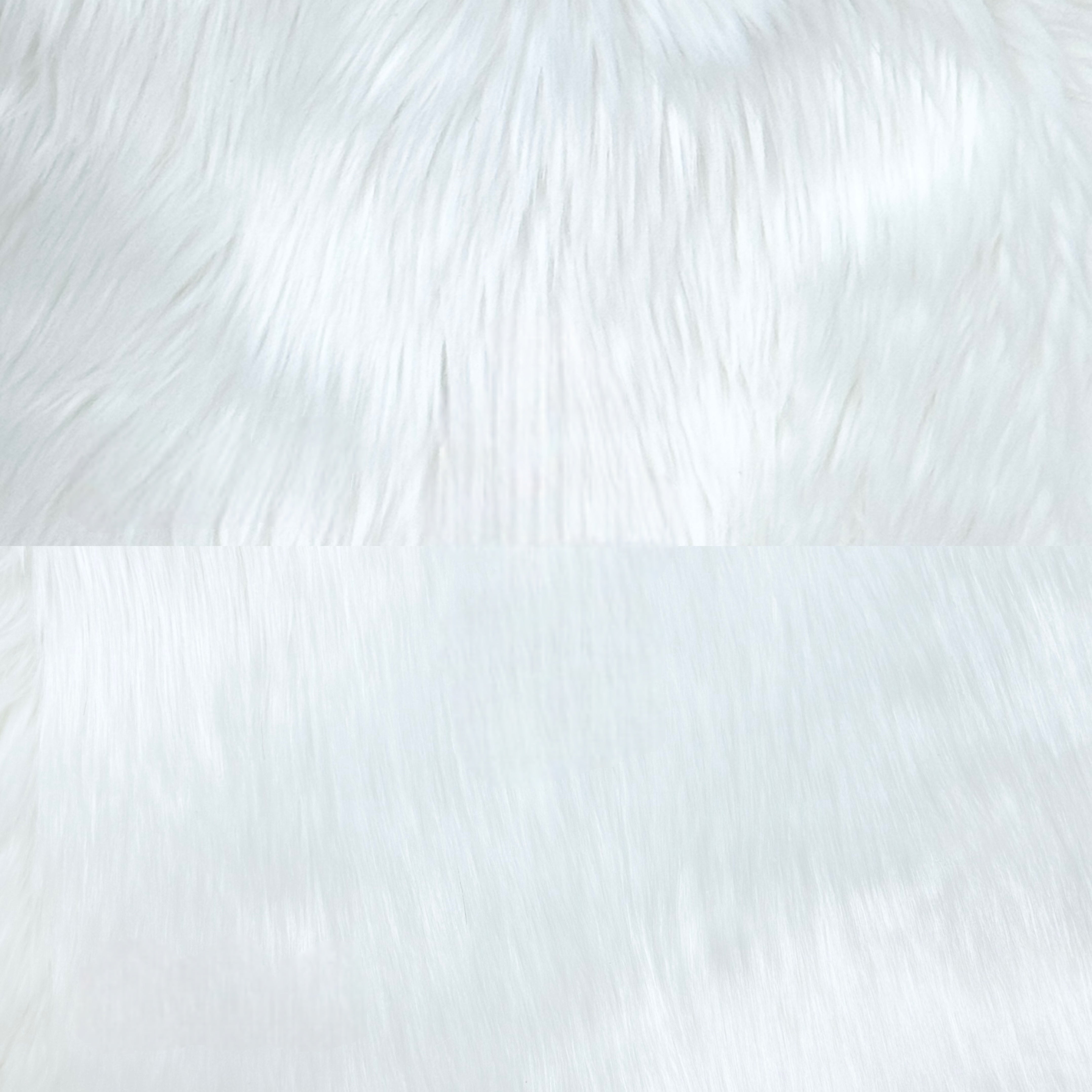 [Smooth Flow Fur]  3-4cm Black White Grey Series Luxury Faux Fur