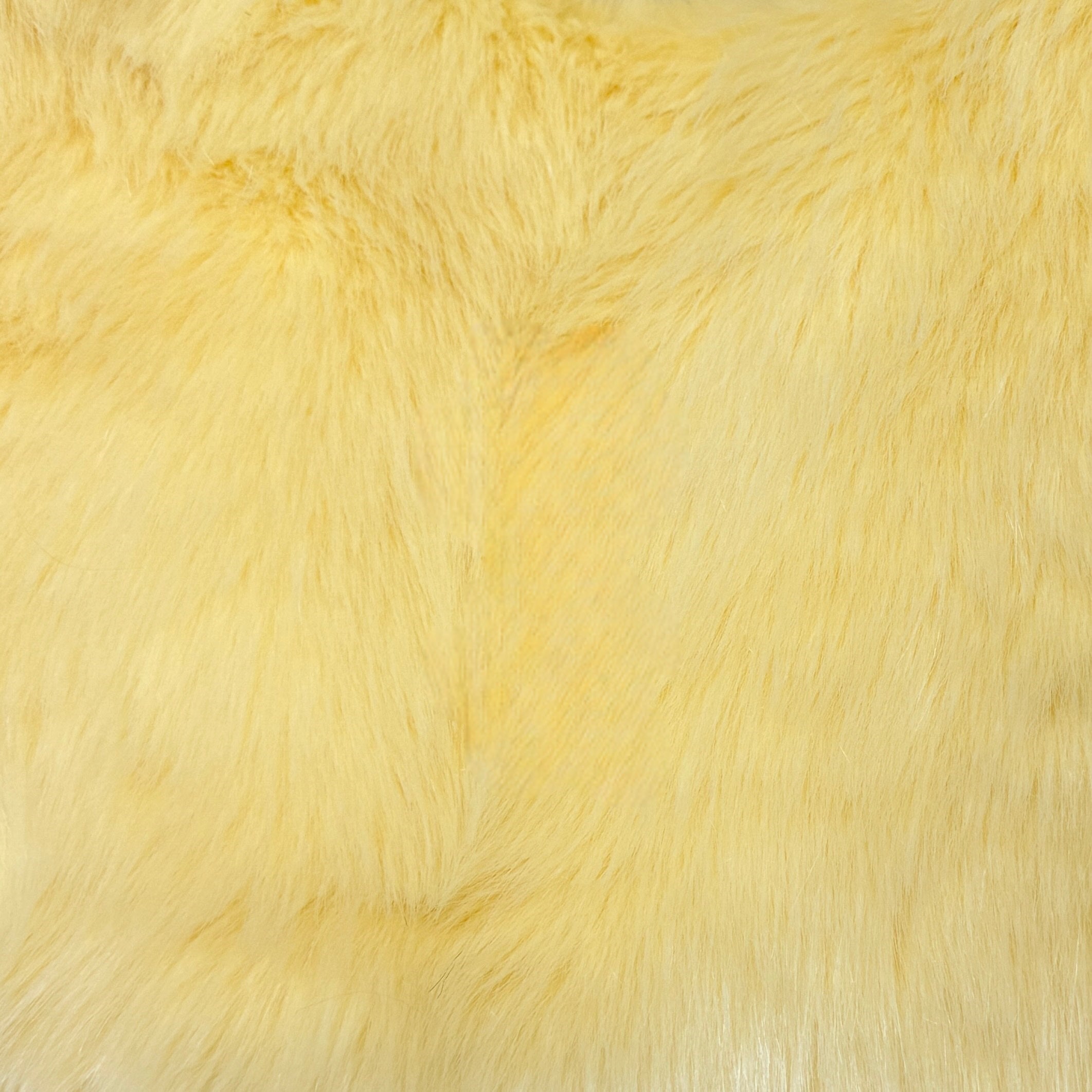 Sample [GlowFlow Fur]  4-5cm Yellow Orange Brown Series Luxury Faux Fur