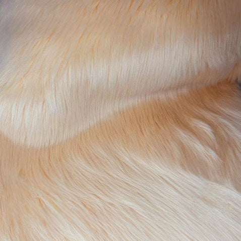 Sample [Pawsy Fur]  4.5cm Yeloww Orange Brown Series Luxury Faux Fur