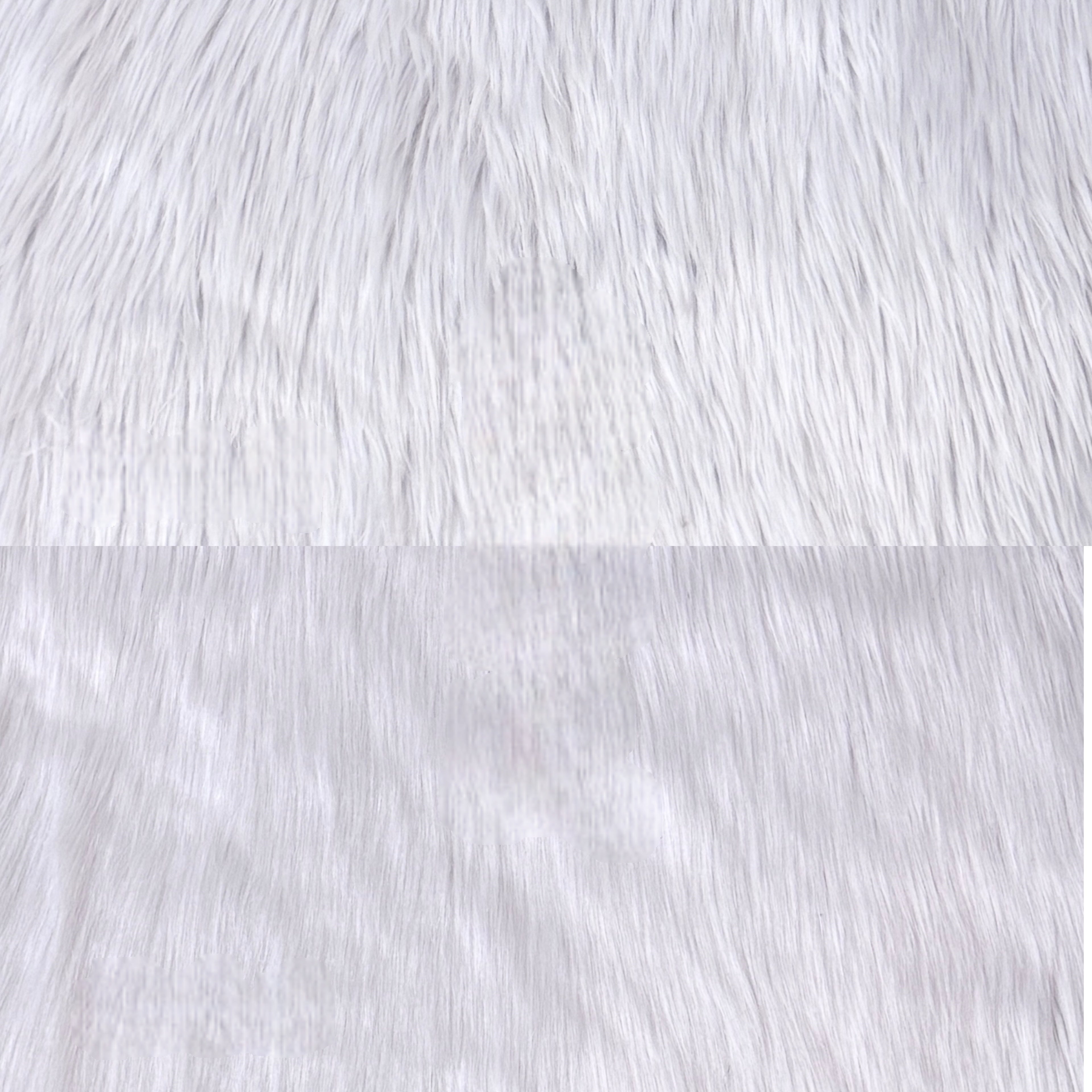 [Smooth Flow Fur]  3-4cm Black White Grey Series Luxury Faux Fur