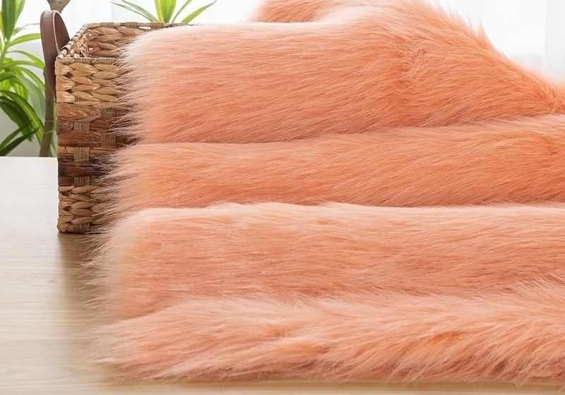 Purple& Pink Series Fox Fur Fabric