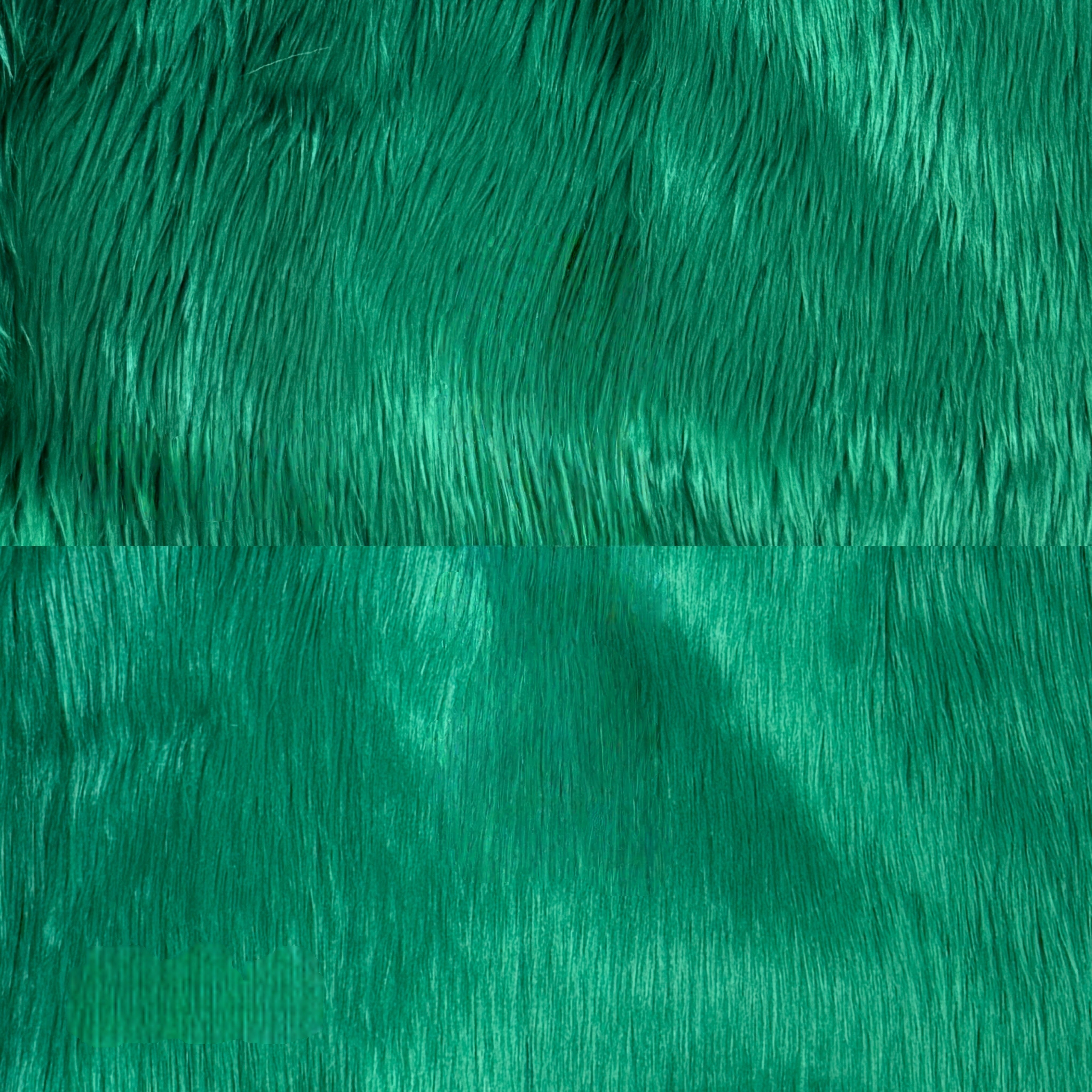 [Smooth Flow Fur]  3-4cm Blue&Green Series Luxury Faux Fur