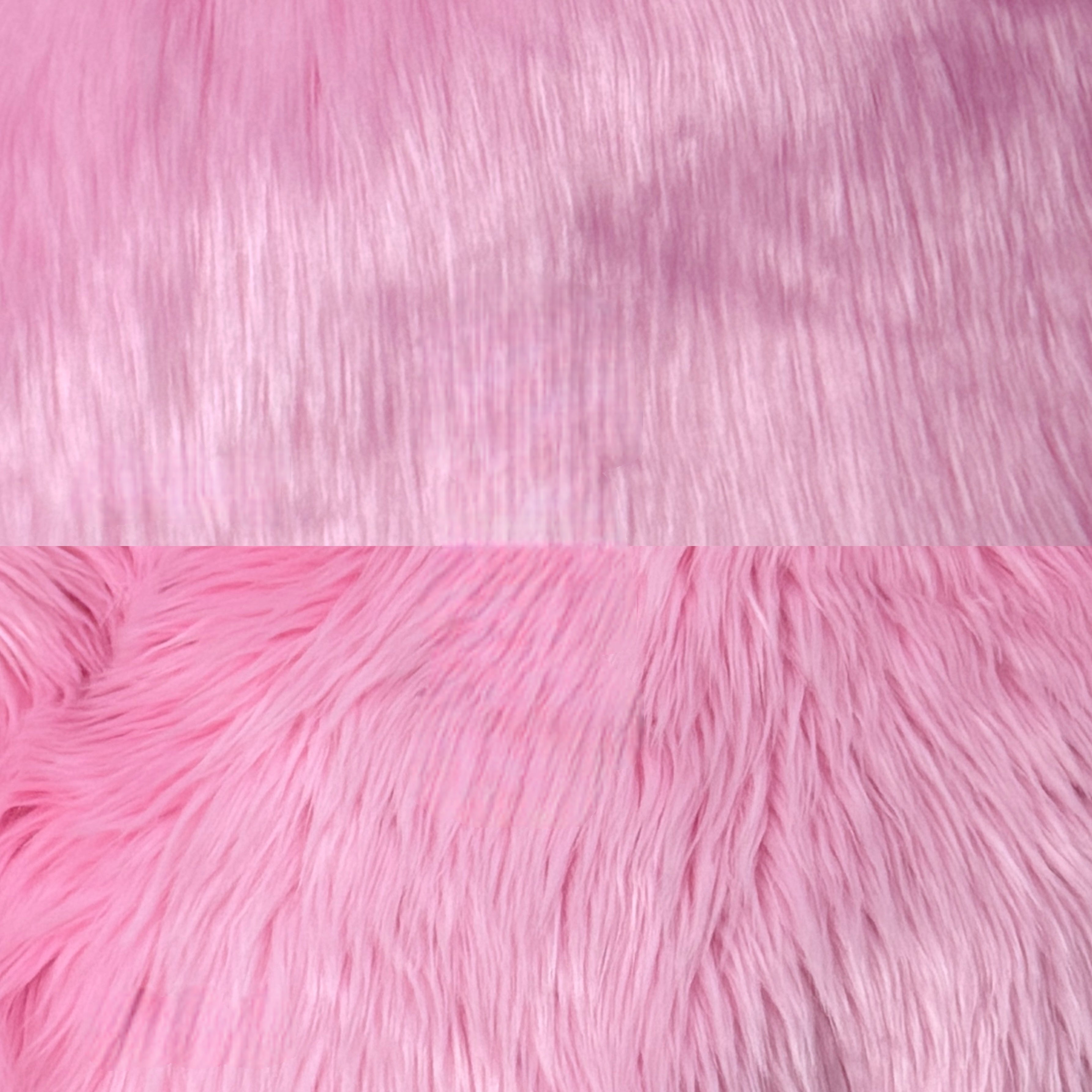 [Smooth Flow Fur]  3-4cm Pink Red Purple Series Luxury Faux Fur